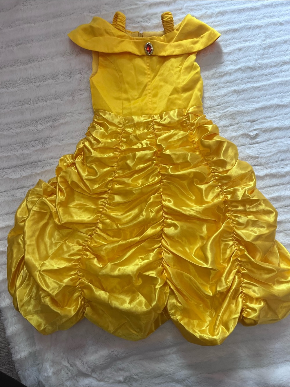Girls' Yellow Belle inspired Princess Party Dress